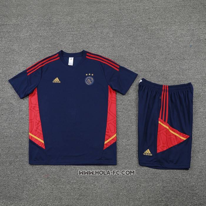 Chandal del Ajax 2022-2023 Manga Corta Azul - Pantalon Corto